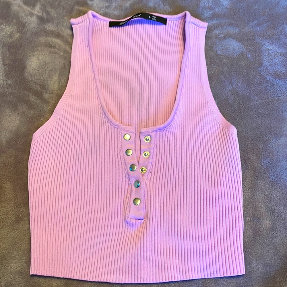 Knitted crop top